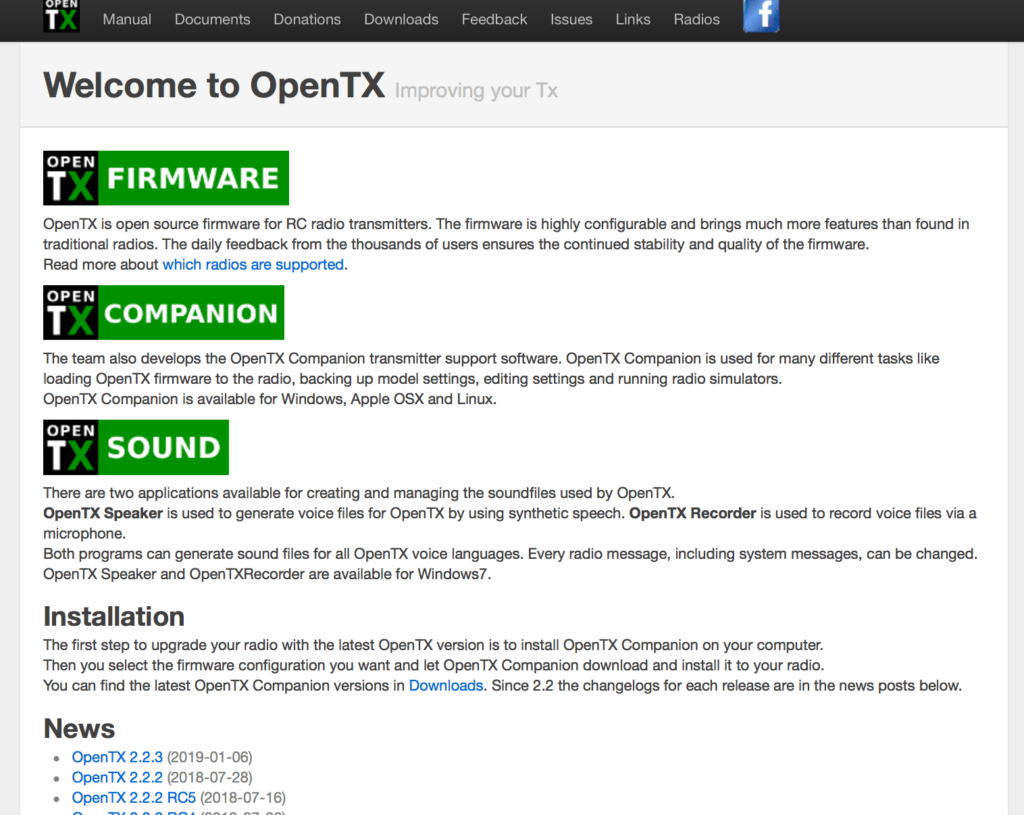 OpenTX Companion