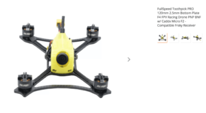 FullSpeed Toothpick PRO 120mm 2.5mm Bottom Plate F4 FPV Racing Drone