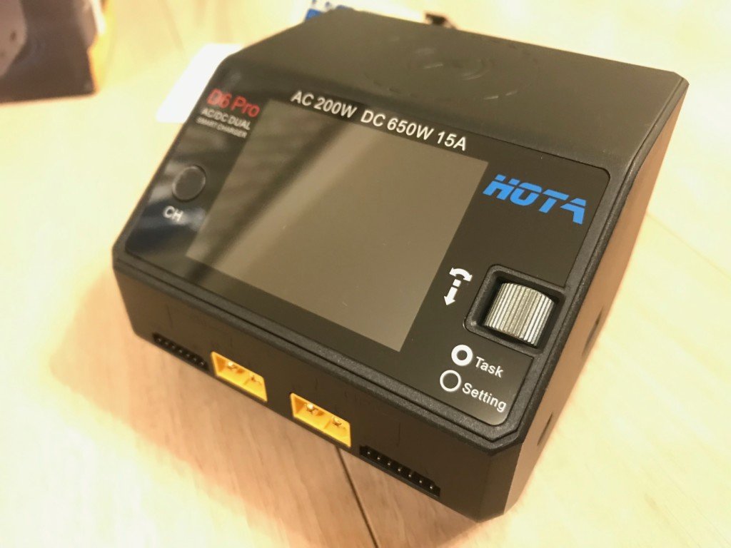 複数セルのデュアルチャネル充電器「HOTA D6 Pro AC 200W DC 650W 15A 