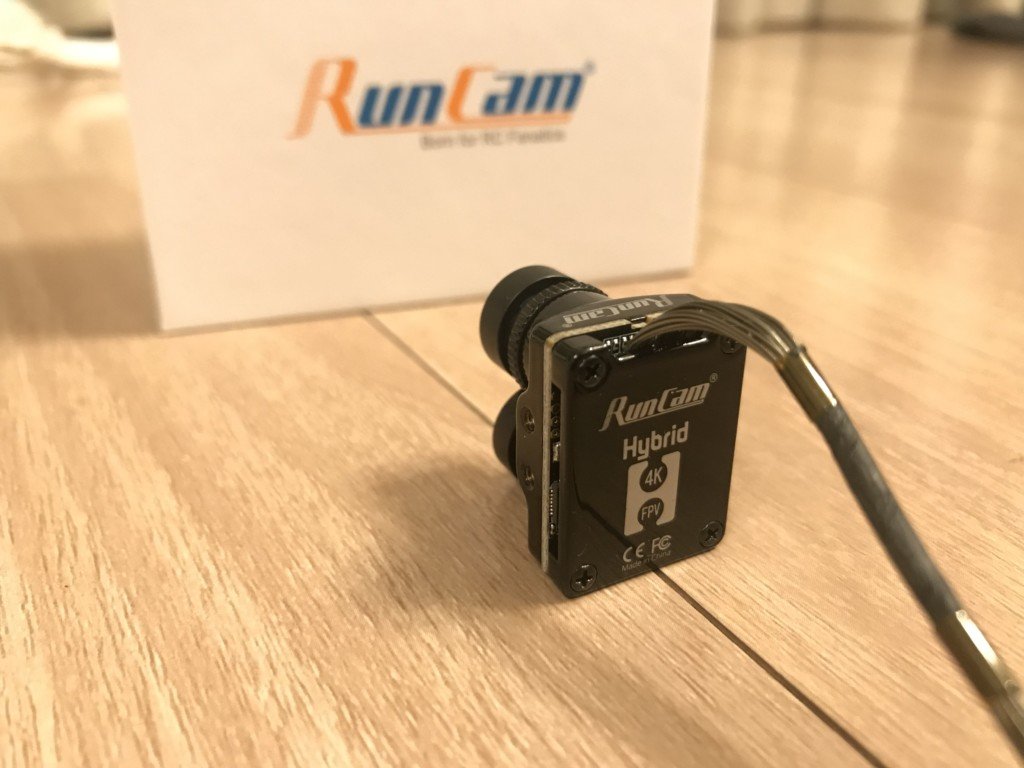 RunCam Hybrid 4K 30fps FOV 145 Degree HD Recording DVR Dual Lens Mini FPV Camera Low Latency Single Board for RC Racing Drone