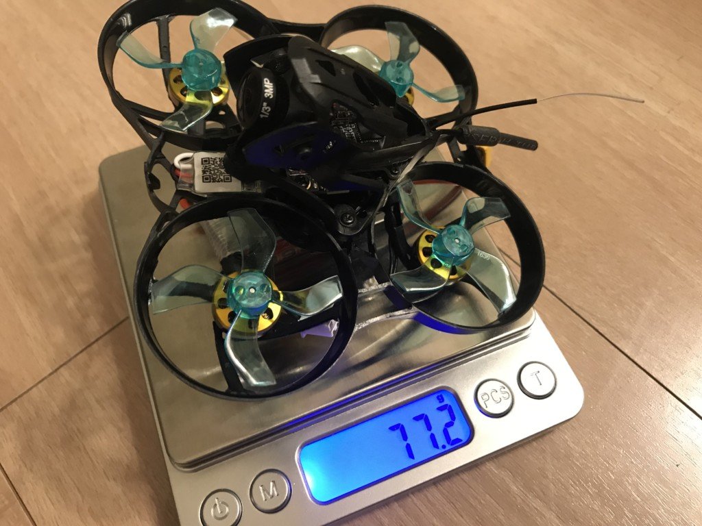 Geelang Anger 75X 75mm 4S Whoop FPV Racing Drone with F4 OSD 12A Blheli_S 5.8G 200mW VTX Caddx EOS V2 Cam